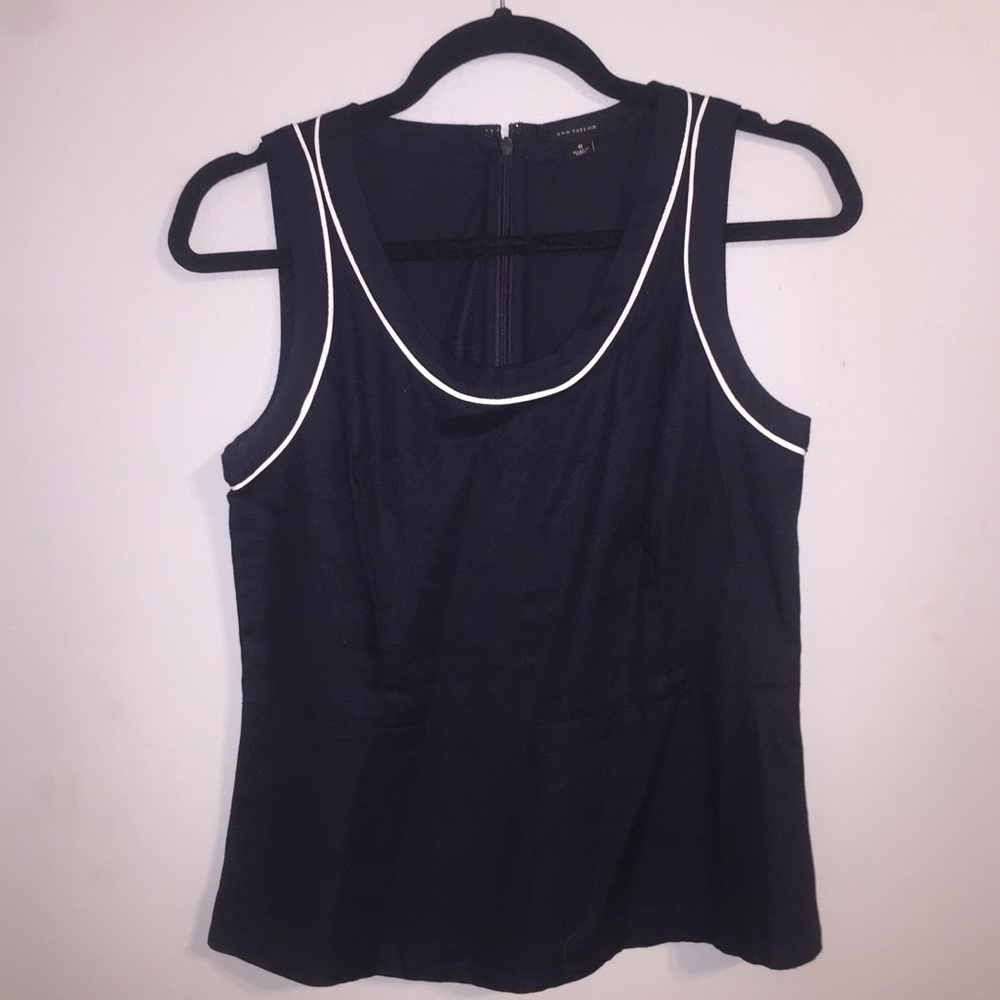 navy blue top